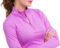 EP New York Women's Long Sleeve 1/4 Zip UV Perfect Layering Top