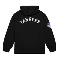 Mitchell & Ness Men's New York Yankees Black OG 2.0 Fleece Pullover Hoodie