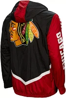 Mitchell & Ness Chicago Blackhawks Undeniable Black Windbreaker Jacket