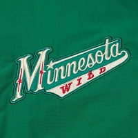 Mitchell & Ness Minnesota Wild Retro Red Windbreaker Jacket