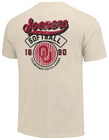 Image One Men's Oklahoma Sooners Ivory Baseball Logo T-Shirt