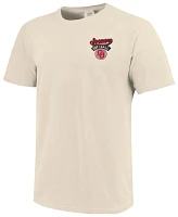 Image One Men's Oklahoma Sooners Ivory Baseball Logo T-Shirt