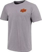 Image One Oklahoma State Cowboys Grey Helmet Arch T-Shirt