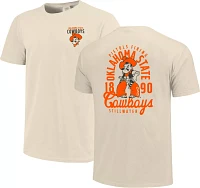 Image One Men's Oklahoma State Cowboys Ivory Mascot Overlay Local T-Shirt