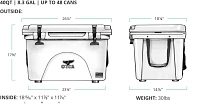 ORCA New York Giants 40qt. Cooler