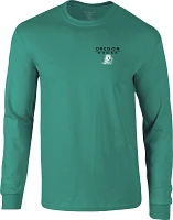 Image One Men's Oregon Ducks Green Tree Shield Long Sleeve T-Shirt