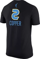 Nike Men's Chicago Sky Kahleah Copper #2 Black T-Shirt