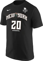 Nike Men's New York Liberty Sabrina Ionescu #20 Black T-Shirt