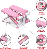 Sunny Health and Fitness Total Body Pink Step Machine