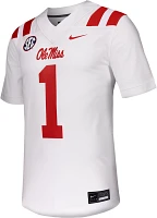 Nike Men's Ole Miss Rebels #10 White Replica Away Football Jersey