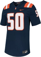 Nike Men's Illinois Fighting Illini #50 Blue Replica Home Football Jersey