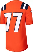 Nike Men's Illinois Fighting Illini #77 Orange Replica Alternate Football Jersey