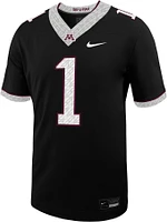 Nike Men's Minnesota Golden Gophers #1 Black Alternate Dri-FIT Game Football Jersey