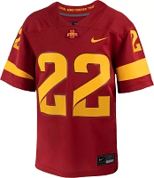 Nike Men's Iowa State Cyclones #22 Cardinal Untouchable Game Football Jersey