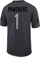 Nike Men's Pitt Panthers #1 Steel Grey Alternate Dri-FIT Game Football Jersey