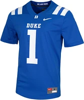 Nike Men's Duke Blue Devils #1 Blue Untouchable Game Football Jersey