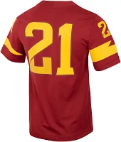 Nike Men's Iowa State Cyclones #21 Cardinal Untouchable Game Football Jersey