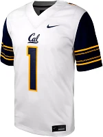 Nike Men's Cal Golden Bears #1 White Replica Away Football Jersey