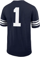 Nike Men's BYU Cougars #1 Blue Untouchable Game Football Jersey