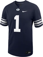 Nike Men's BYU Cougars #1 Blue Untouchable Game Football Jersey