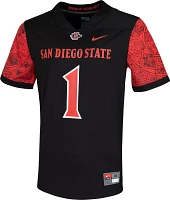 Nike Men's San Diego State Aztecs #1 Dri-FIT Game Football Black Jersey