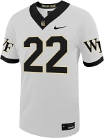 Nike Men's Wake Forest Demon Deacons #22 White Untouchable Game Football Jersey