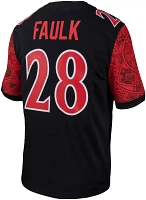 Nike Men's San Diego State Aztecs #28 Black Replica Faulk Football Jersey