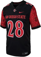 Nike Men's San Diego State Aztecs #28 Black Replica Faulk Football Jersey