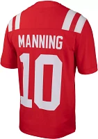 Nike Men's Ole Miss Rebels #10 Red Replica Manning Football Jersey