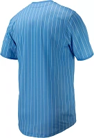 Nike Men's North Carolina Tar Heels White Pinstripe Full Button Replica Baseball Jersey