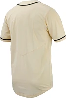 Nike Men's Vanderbilt Commodores Natural Full Button Replica Baseball Jersey