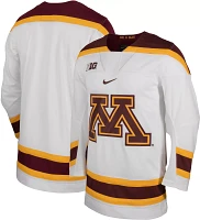 Nike Men's Minnesota Golden Gophers White Replica Hockey Jersey