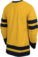 Jordan Men's Michigan Wolverines Maize Replica Hockey Jersey