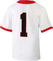 Nike Little Kids' Georgia Bulldogs #1 White Replica Football Jersey