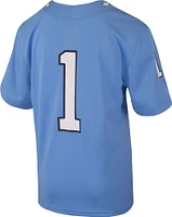 Jordan Youth North Carolina Tar Heels #1 Blue Game Football Jersey