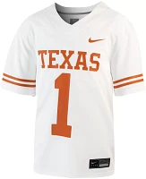 Nike Youth Texas Longhorns #1 White Untouchable Game Football Jersey