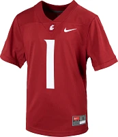 Nike Youth Washington State Cougars #1 Crimson Game Vapor Untouchable Football Jersey