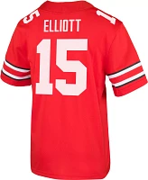 Nike Youth Ezekiel Elliott Ohio State Buckeyes #15 Scarlet Replica Football Jersey