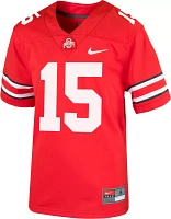 Nike Youth Ezekiel Elliott Ohio State Buckeyes #15 Scarlet Replica Football Jersey