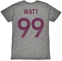 1863 FC Adult Burnley J.J. Watt #99 Logo Grey T-Shirt