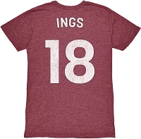 1863 FC West Ham United Danny Ings #18 Maroon T-Shirt