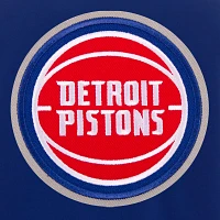 JH Design Men's Detroit Pistons Royal Varsity Jacket