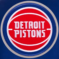 JH Design Men's Detroit Pistons Royal Twill Jacket