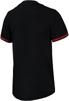 Nike Youth Georgia Bulldogs Black Full Button Replica Baseball Jersey