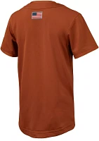 Nike Youth Texas Longhorns Burnt Orange Full Button Replica Baseball Jersey