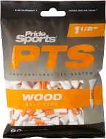 Pride Sports 1-1/2” PTS Mini White Tees, 90 Count