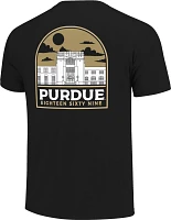 Image One Men's Purdue Boilermakers Black Campus Arch T-Shirt