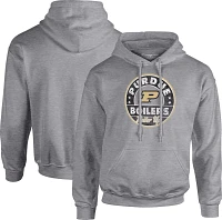 Image One Men's Purdue Boilermakers Grey Shield Prime Pullover Hoodie