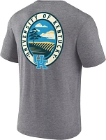 NCAA Men's Kentucky Wildcats Grey Tri-Blend Region Outdoors T-Shirt