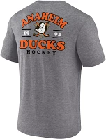 NHL Anaheim Ducks 2-Hit Tri-Blend Grey T-Shirt